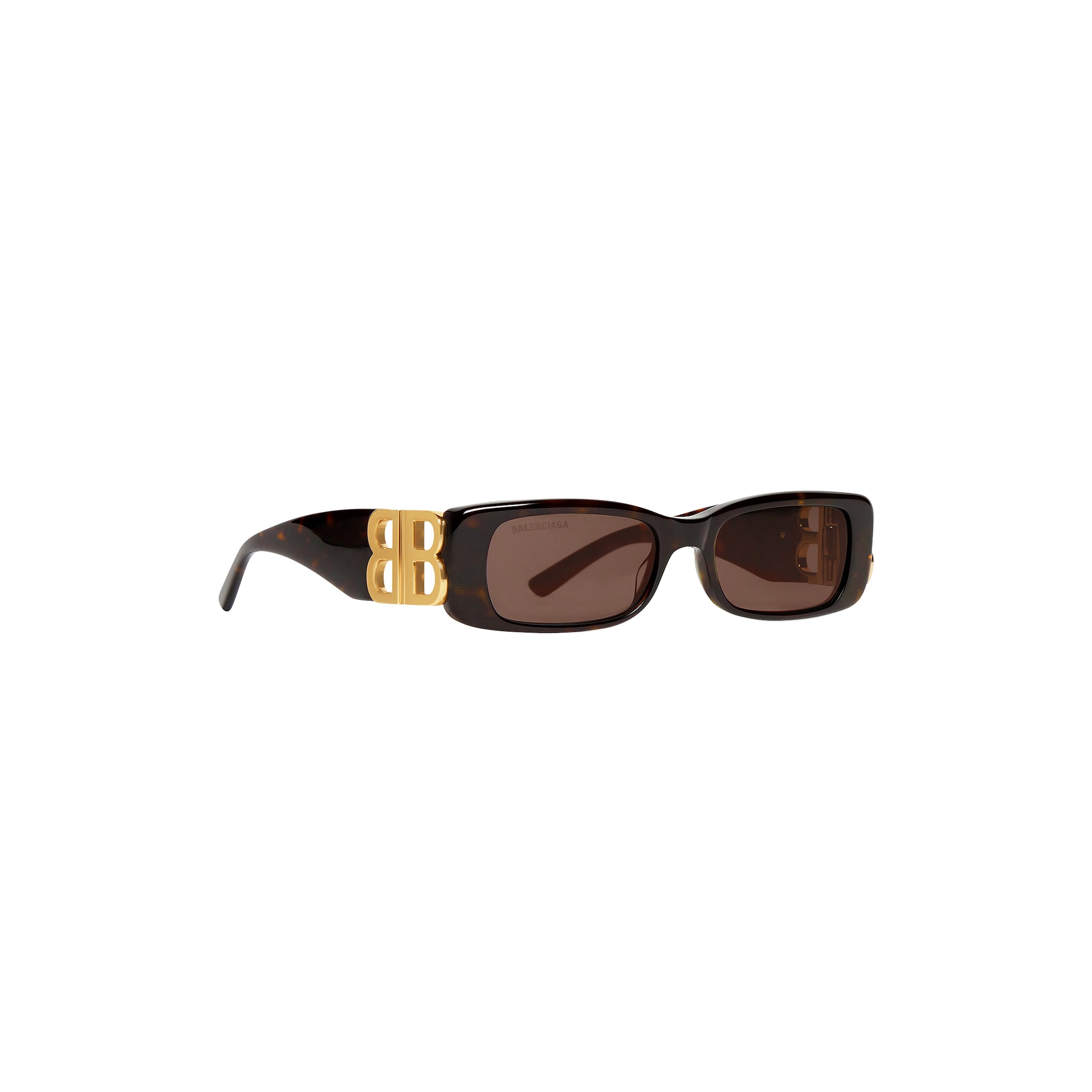Women’s Dynasty Rectangle Sunglasses in Brown - Image 2
